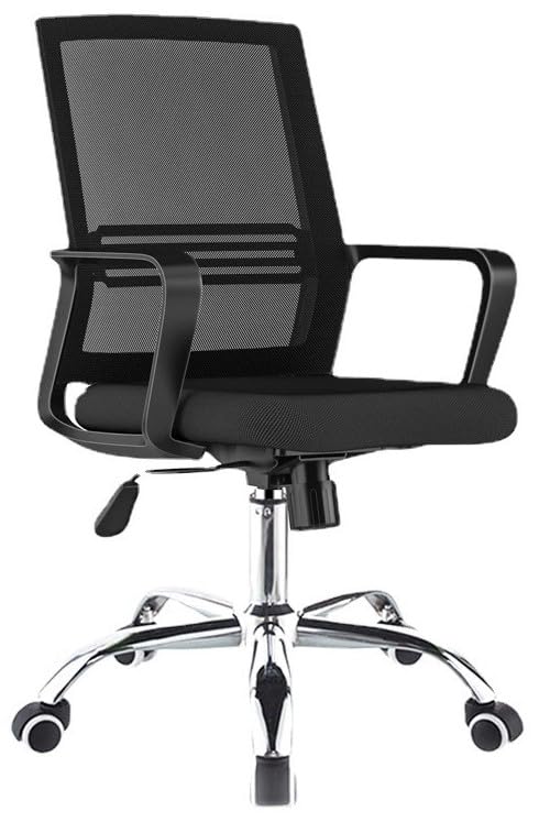 Aurigalogic Ergonomic Mesh Office Chair – Swivel with Armrests