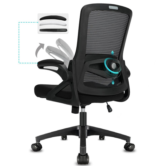 Aurigalogic Ergonomic Mesh Office Chair – Adjustable Height & Lumbar Support